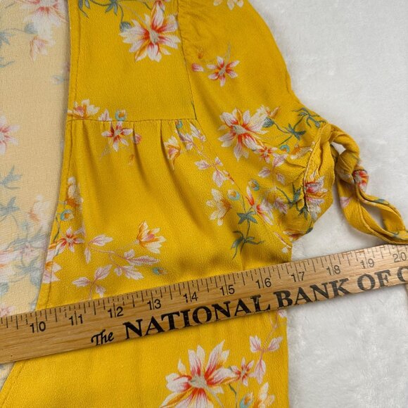 Flynn Skye Womens Maxi Dress Sz S Touch Of Honey 90s Romantic Fairy Cottagecore - Picture 9 of 12